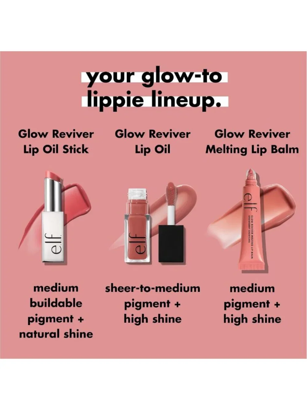 Hydrating Tinted Lip Oil Stick - Cherry Flavor, Non-Sticky, Soft Shine, Vegan